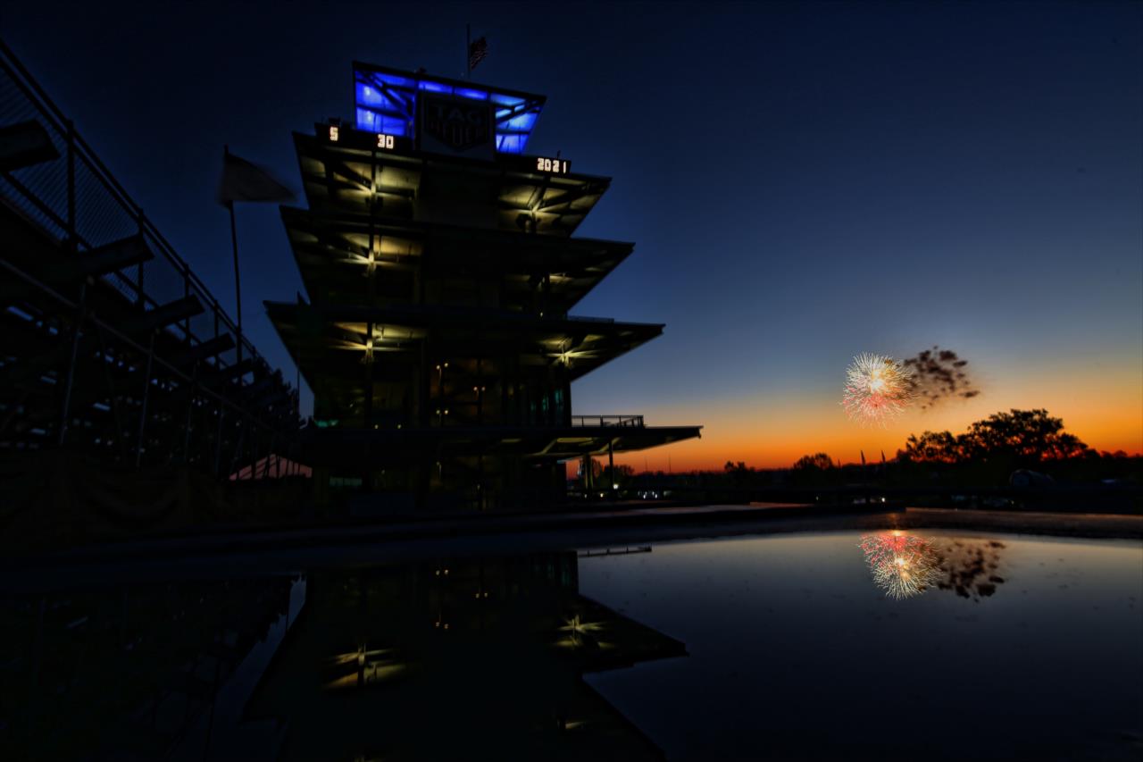 Pagoda Sunrise - 105th Running of the Indianapolis 500 presented by Gainbridge -- Photo by: Tim Holle